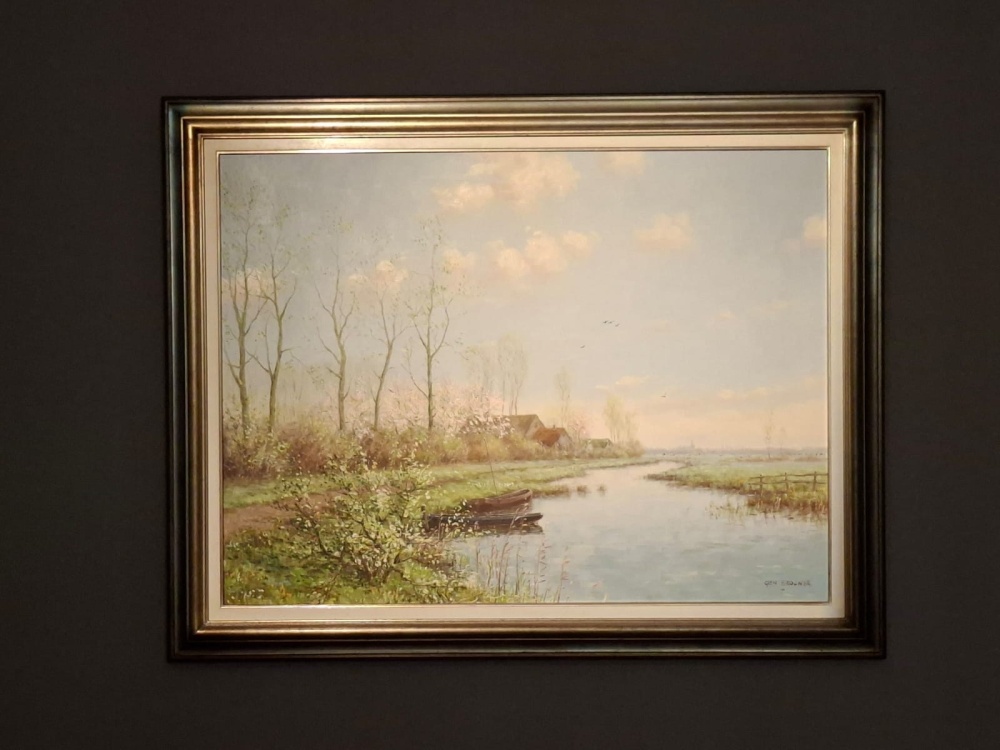 schilderij verlicht met led spots