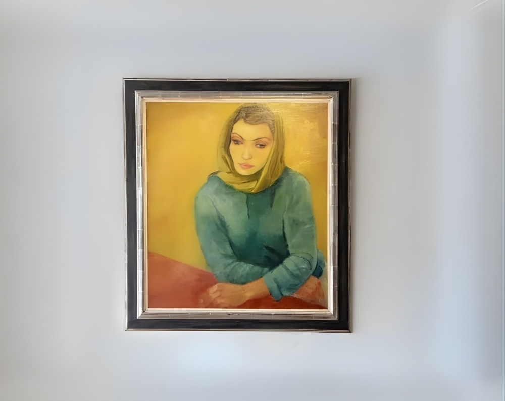 schilderij aan de muur